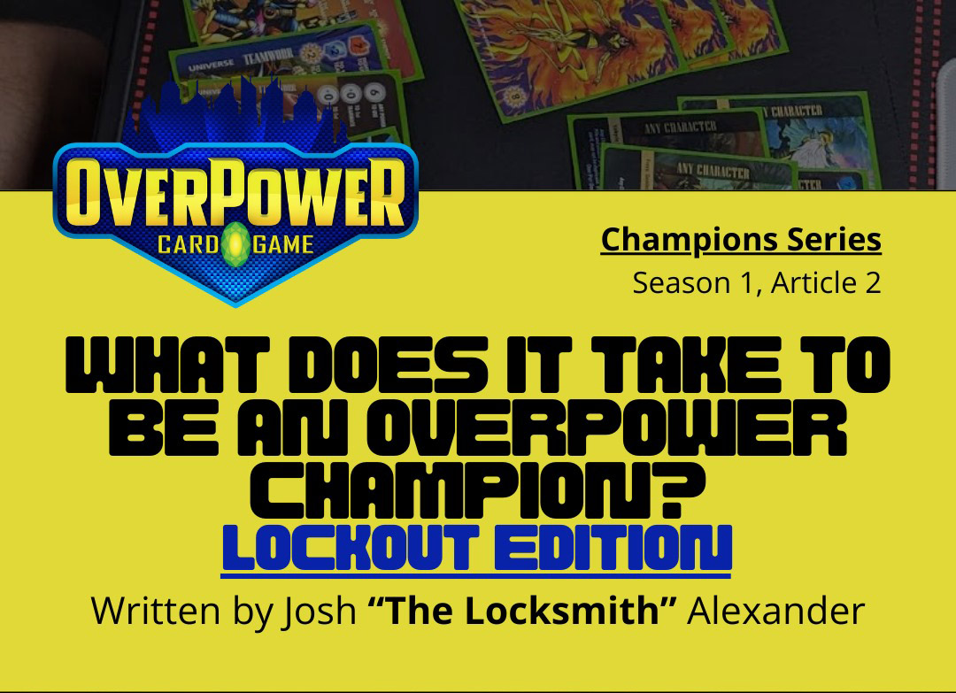 What does it take to be an OverPower Champion – Josh Alexander