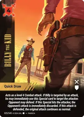 Quick Draw — Billy the Kid, OP01 #025