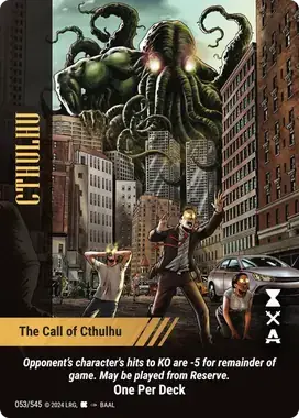 The Call of Cthulhu — Cthulhu, OP01 #053