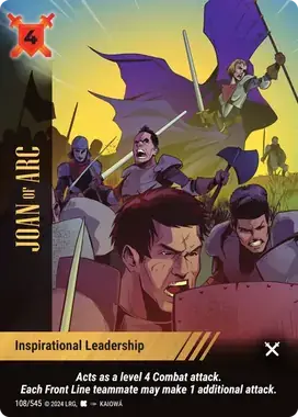 Inspirational Leadership — Joan of Arc, OP01 #108