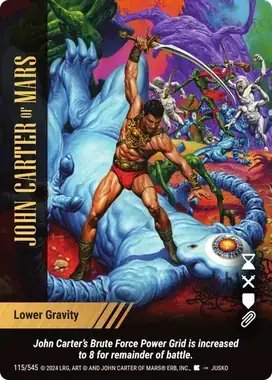 Lower Gravity — John Carter of Mars, OP01 #115