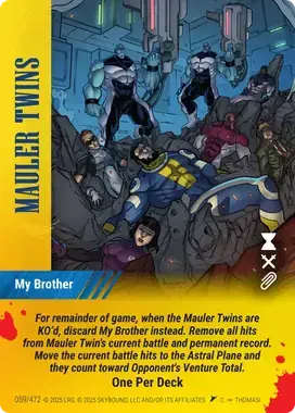 My Brother — Mauler Twins, OP02 #059