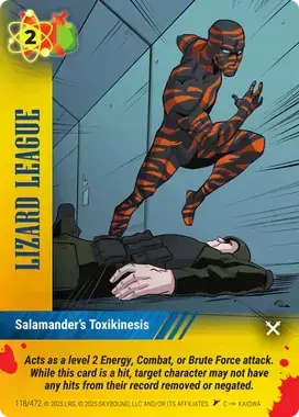 Salamander's Toxikinesis — Lizard League, OP02 #118