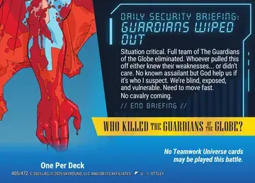 Guardians Wiped Out
